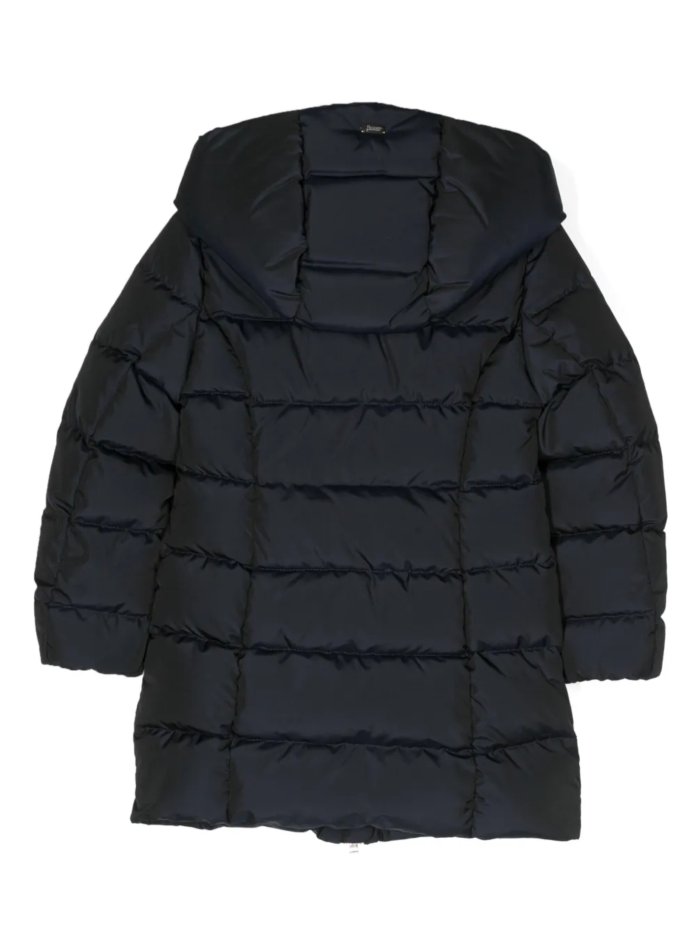 Herno Kids Jas met logoplakkaat - Blauw
