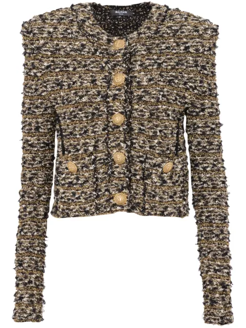 Balmain cropped tweed jacket