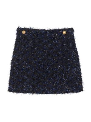 Metallic tweed mini on sale skirt