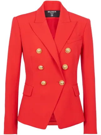 Farfetch balmain blazer best sale