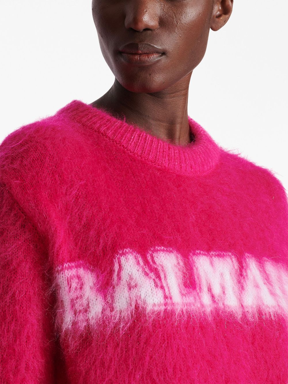 Balmain logo-jacquard jumper Women