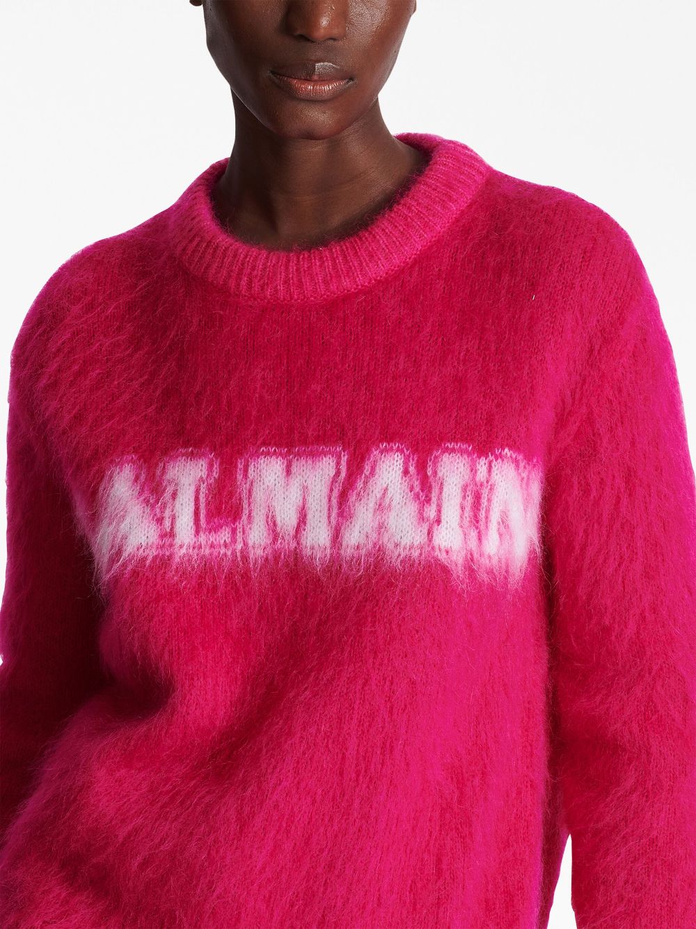 Balmain logo-jacquard jumper Women