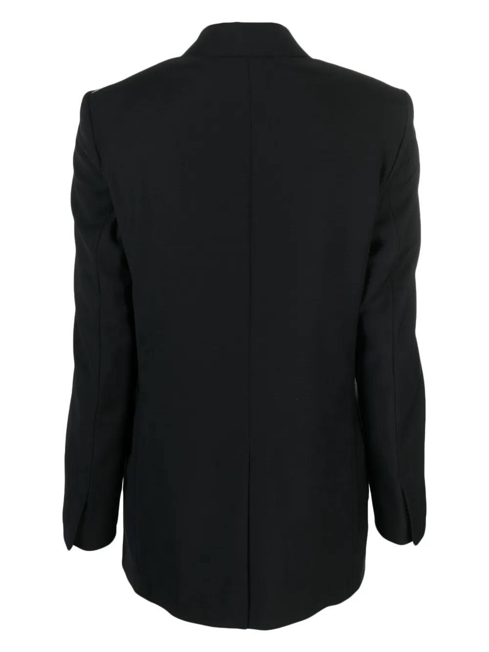 Tonello double-breasted virgin wool blazer - Zwart