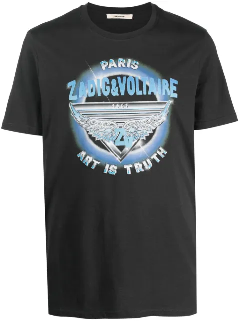 Zadig&Voltaire Tommy logo-print organic-cotton T-shirt