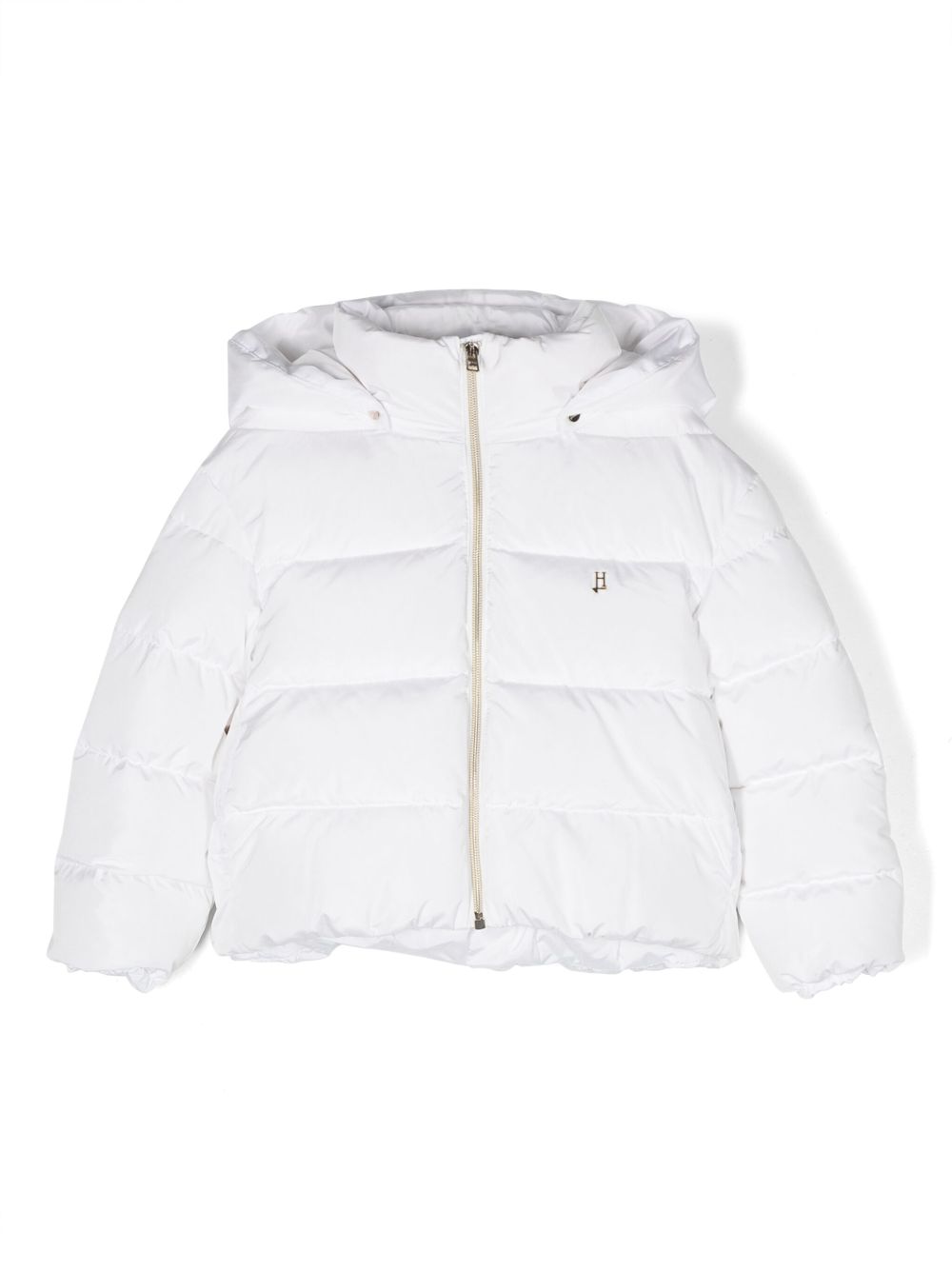 Image 1 of Herno Kids logo-charm padded-design jacket