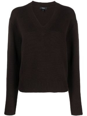 Theory v neck deals cashmere sweater