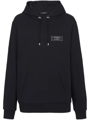 Balmain Mini Monogram Zipped Hoodie - Farfetch