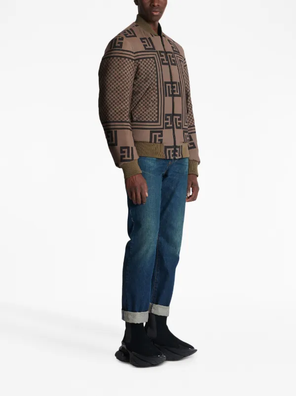 Fendi monogram deals bomber jacket