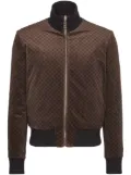 Balmain reversible Mini Monogram bomber jacket - Brown