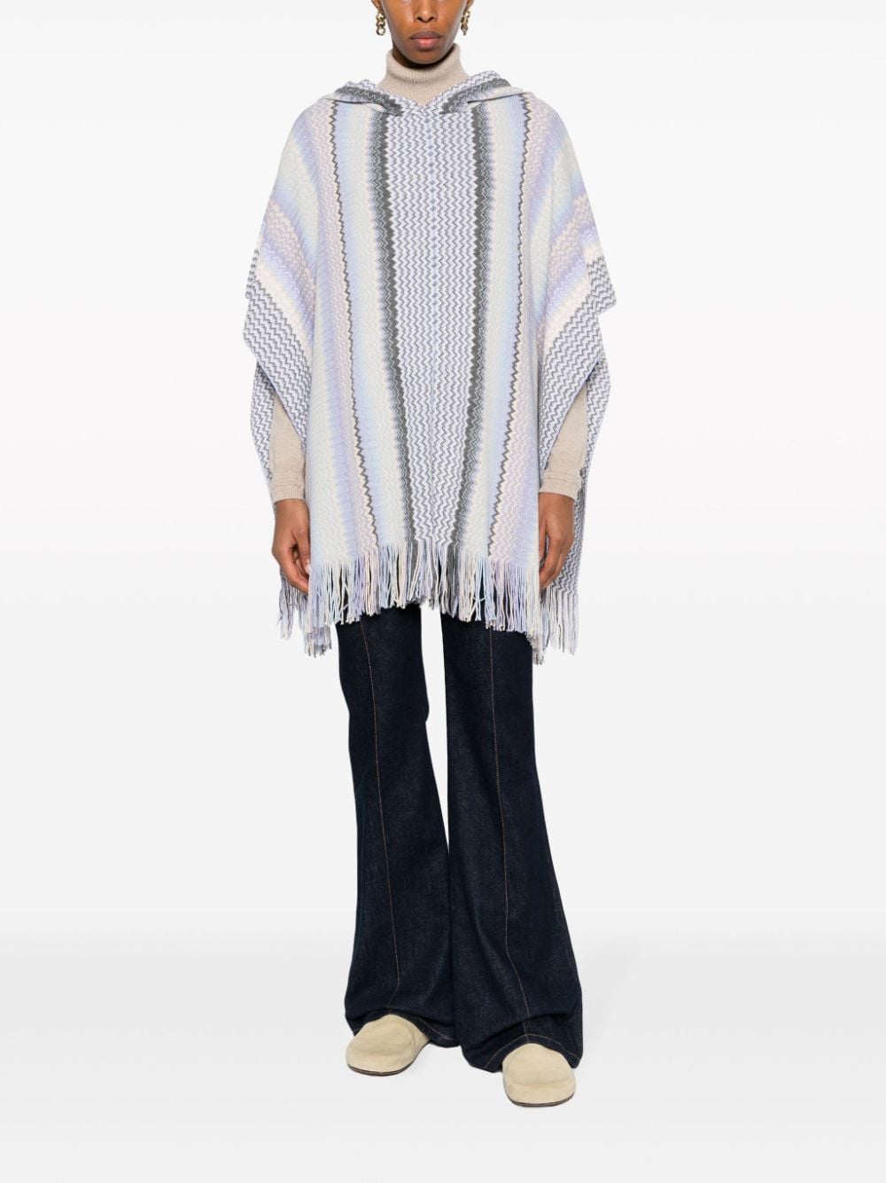 Missoni Tuniek met capuchon - Blauw