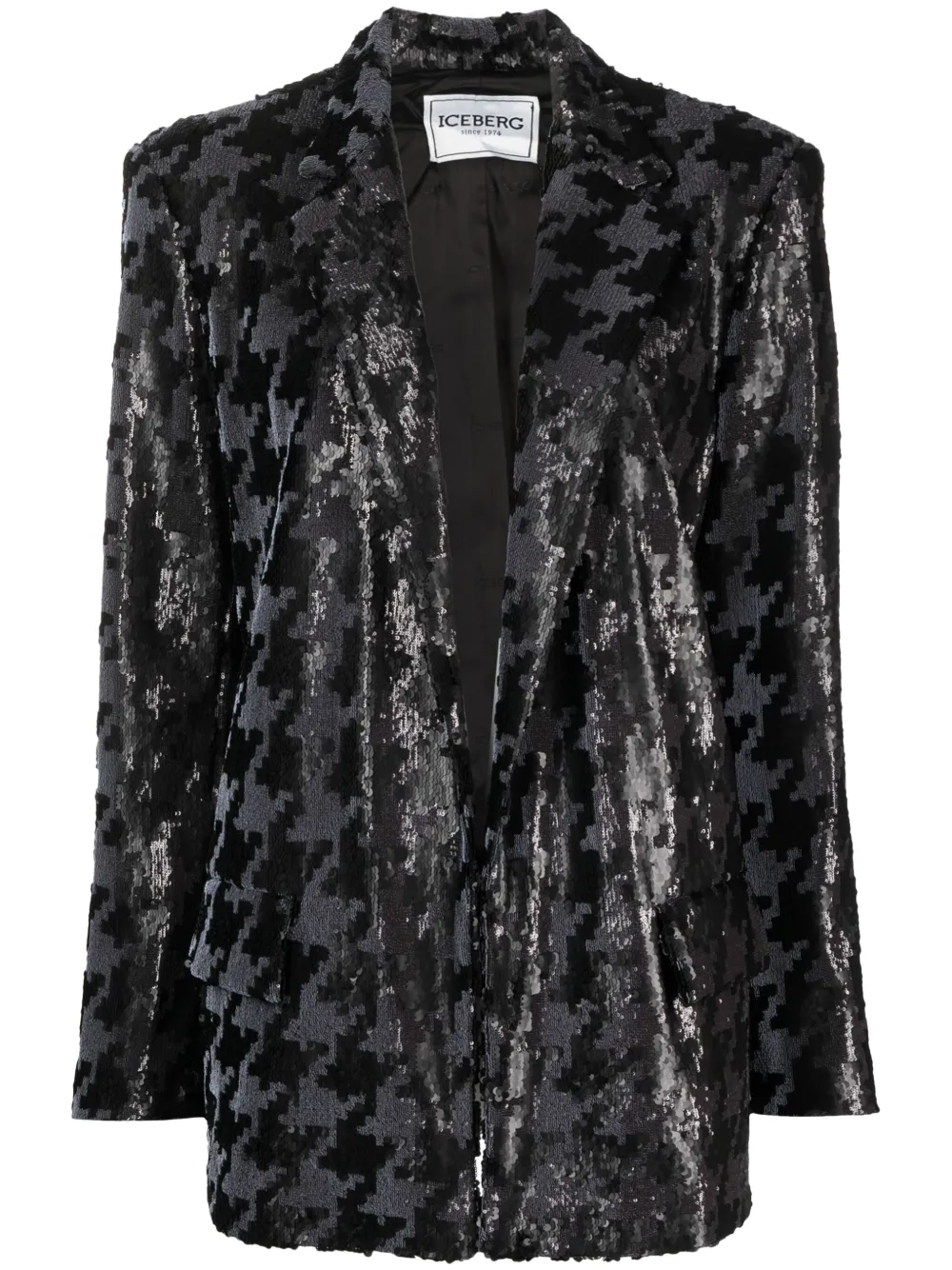Iceberg Blazer con paillettes - Nero