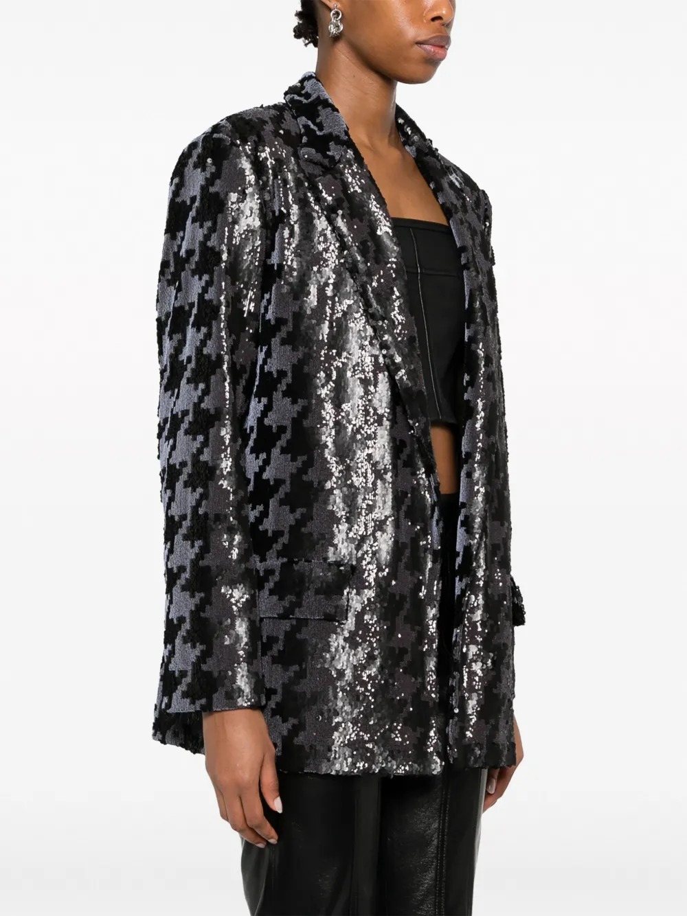 Iceberg Blazer met pailletten Zwart