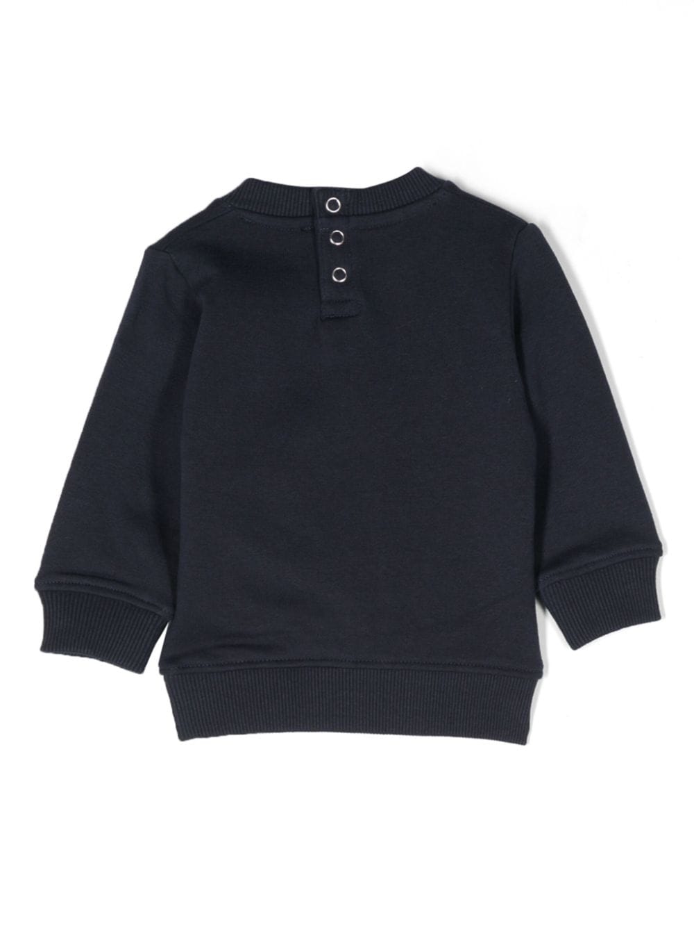 TRUSSARDI JUNIOR Sweater met geborduurd logo - Blauw