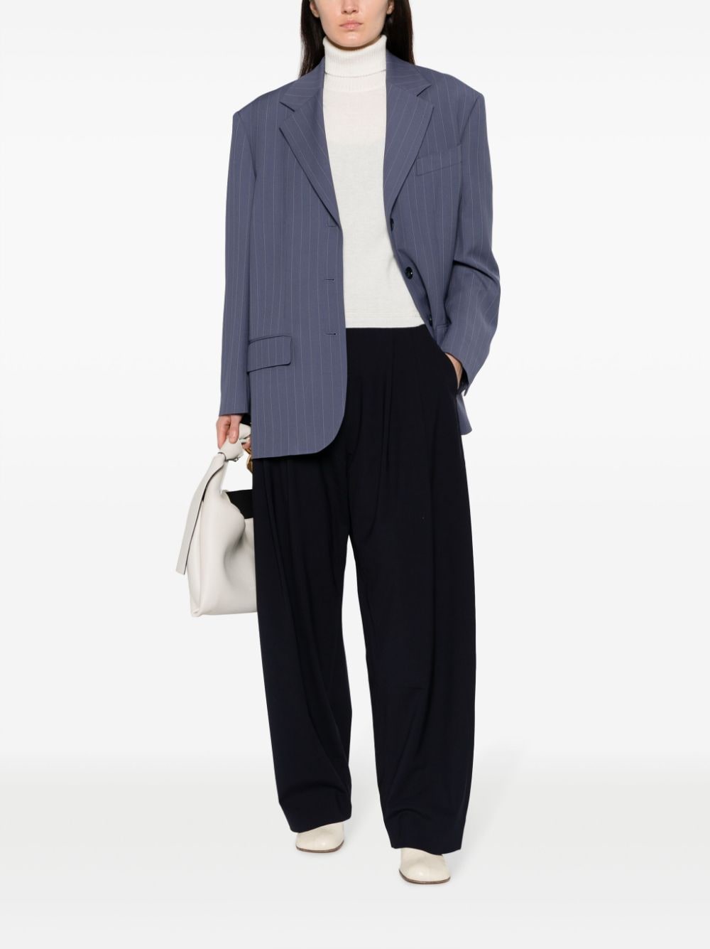 Studio Nicholson Nika wide-leg trousers - Blauw