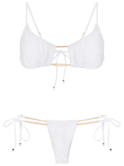 Amir Slama chain-link textured bikini