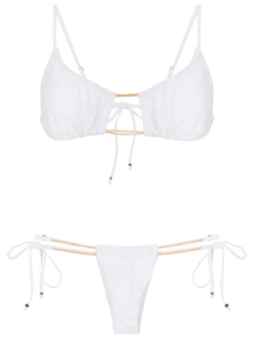 Bikini à détail de chaîne - Amir Slama - Modalova