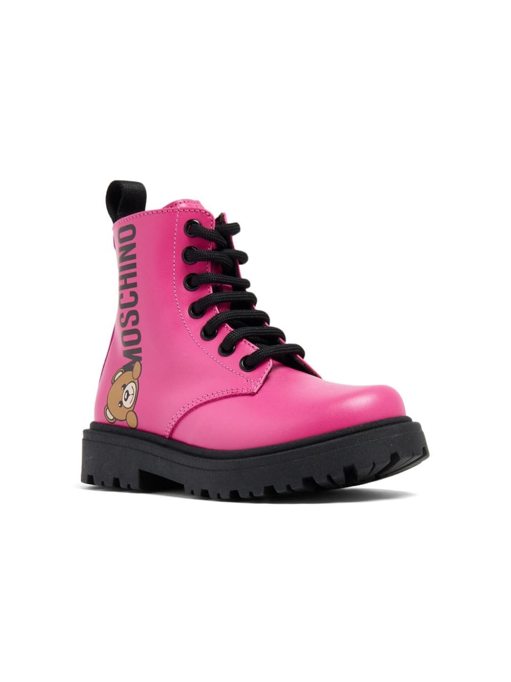 Image 1 of Moschino Kids Teddy Bear ankle boots