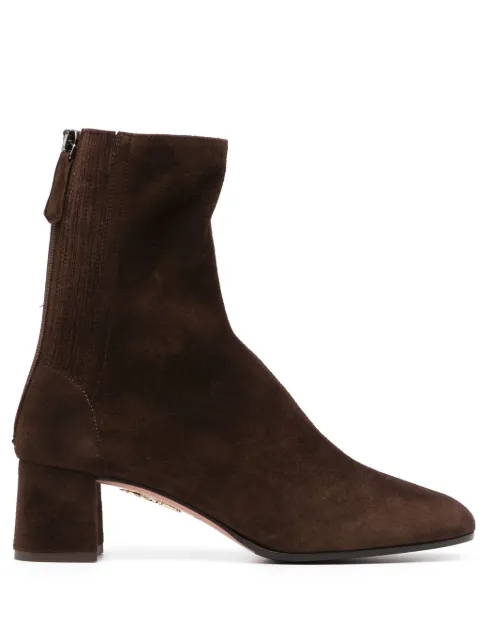 Aquazzura Saint Honore suede ankle boots