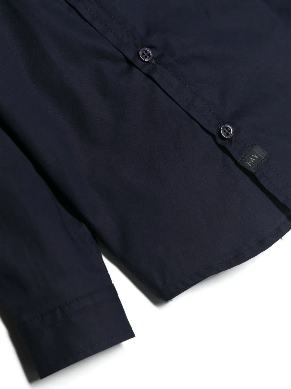  Fay Kids Camisa Con Botones - Azul 