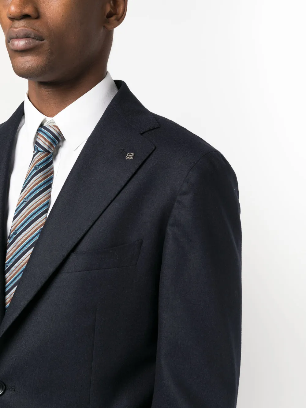 Tagliatore Single-breasted Two-piece Suit In Blue