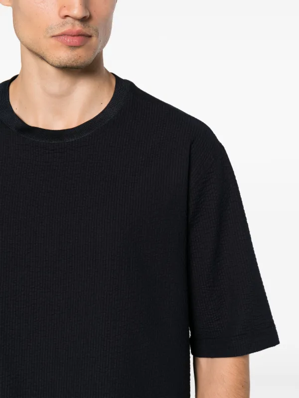 Giorgio Armani クルーネック Tシャツ | ブルー | FARFETCH JP