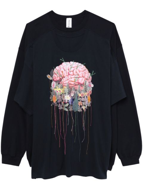WESTFALL abstract-print oversize sweatshirt 
