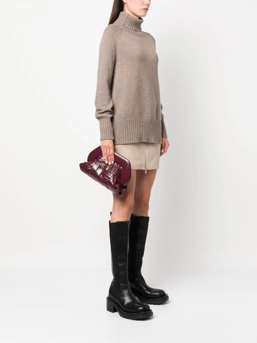 Themoirè Bios Weaved crossbodytas - Paars