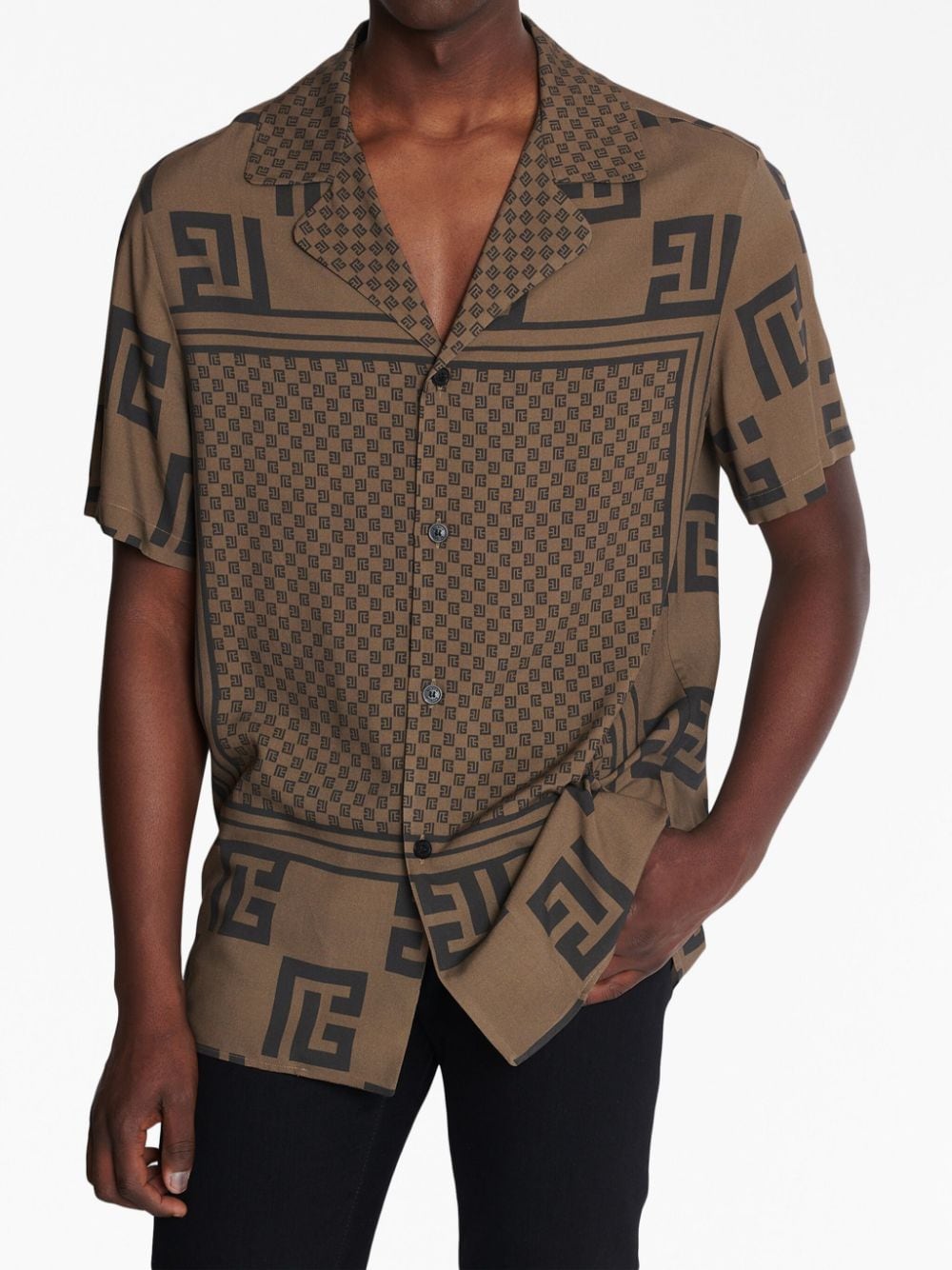 Monogram Workwear Short-Sleeved Shirt - Men - Ready-to-Wear