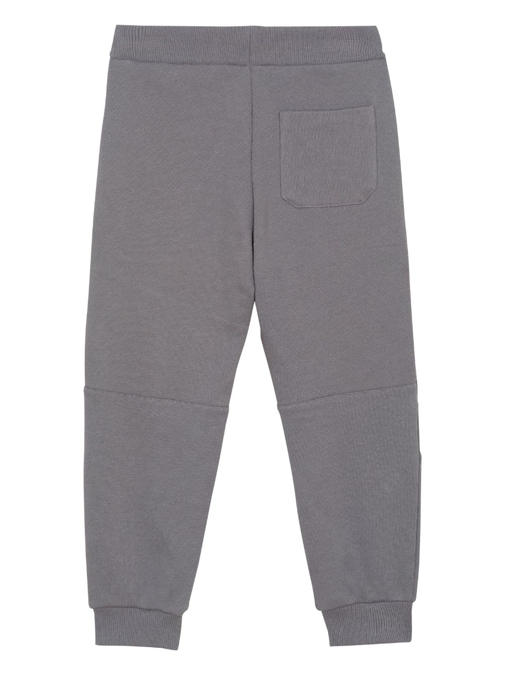 Shop Balmain Logo-print Track Pants In Grey