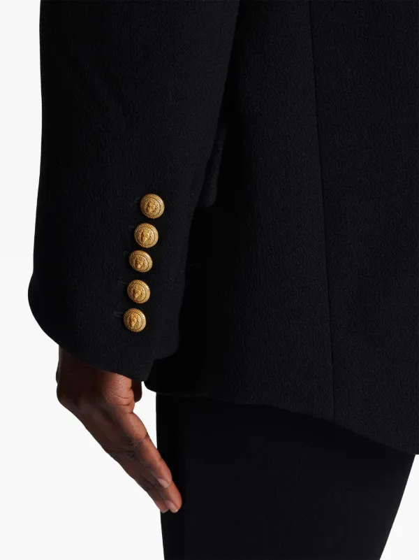 ボトムスその他 Balmain Button-Fastening Double-Breasted Jacket Balmain button-fastening double-breasted Jacket | Black