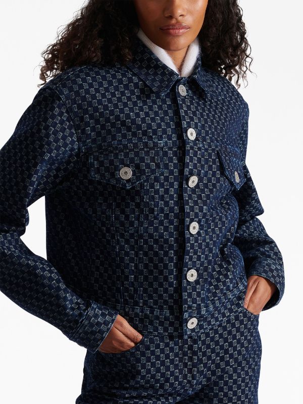 Louis Vuitton Printed Denim Jacket