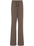 Balmain monogram-print track pants - Brown