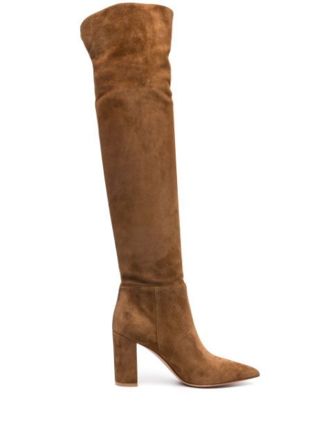 Gianvito Rossi Piper 90mm suede knee-high boots Women