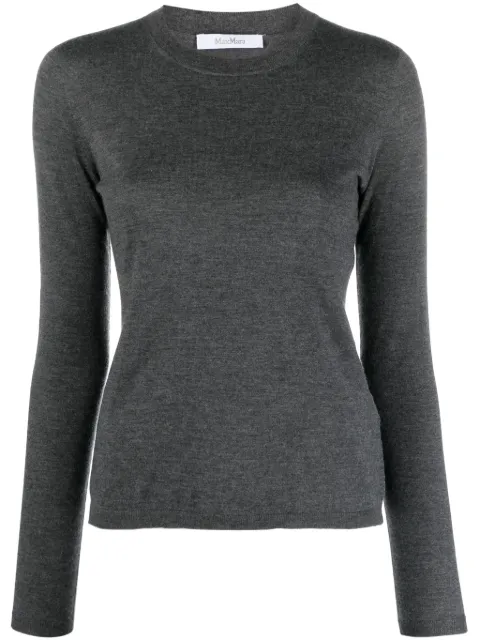 Max Mara suéter de cachemira con cuello redondo