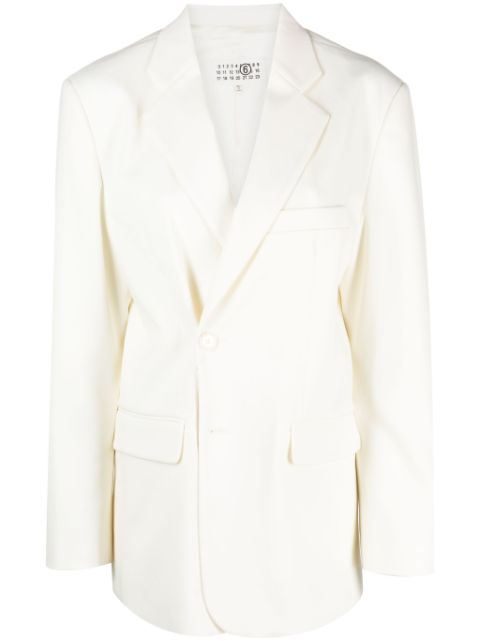 MM6 Maison Margiela asymmetric double-breasted blazer Women