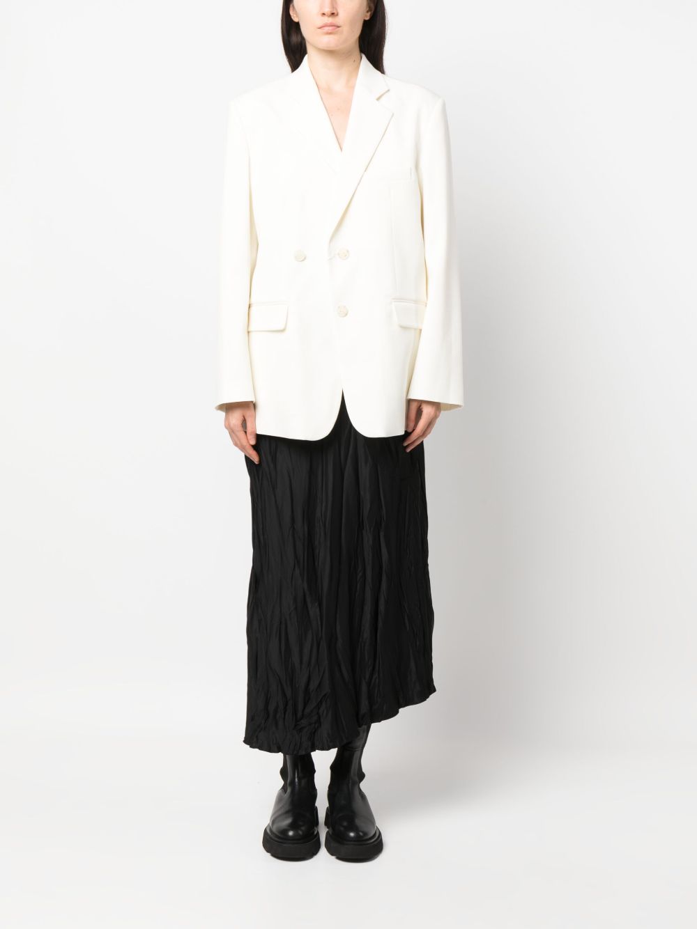 MM6 Maison Margiela asymmetric double-breasted blazer Women