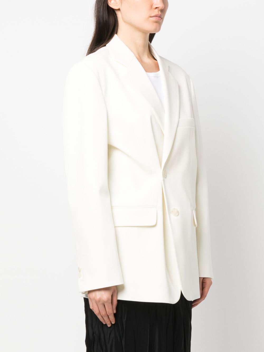 MM6 Maison Margiela asymmetric double-breasted blazer Women