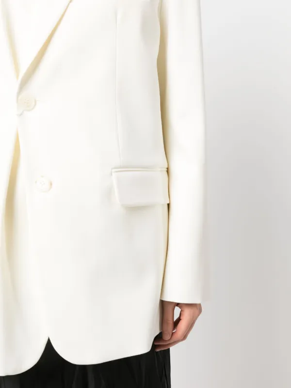 ジャケット MM6 Maison Margiela White stretch polyester blend blazer ジャケット MM6 Maison Margiela White stretch polyester blend