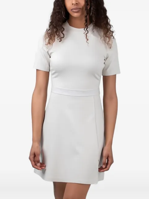 Calvin Klein logo-waistband mini dress