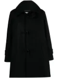 Saint Laurent short wool duffle coat - Black