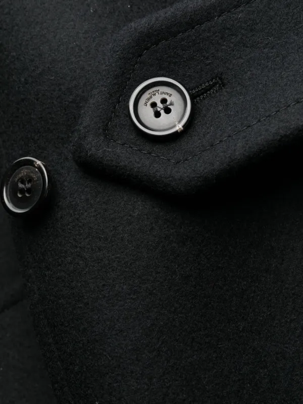 Saint Laurent ダッフルコート | ブラック | FARFETCH JP