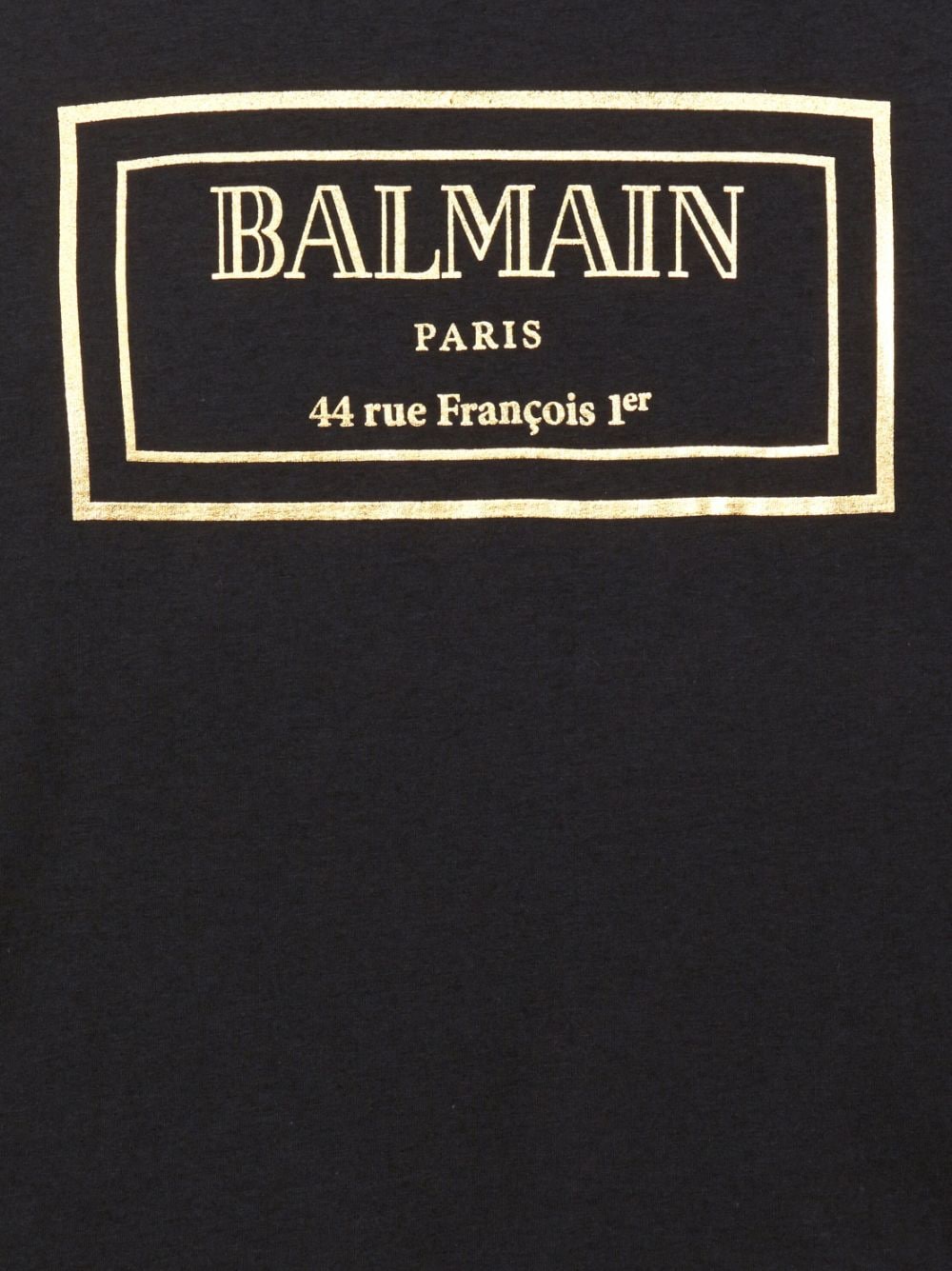 Shop Balmain Logo-print Long-sleeve T-shirt In Black