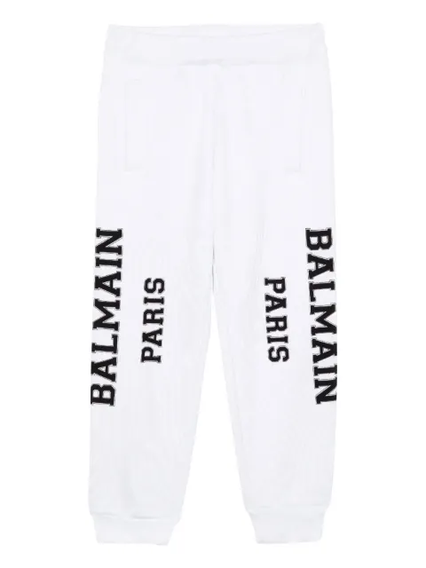 Balmain Kids logo印花运动裤