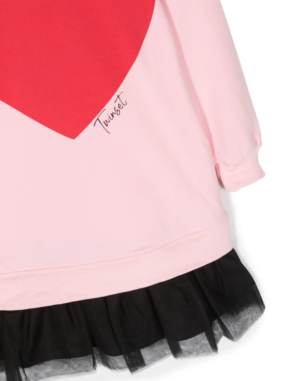 TWINSET Kids Tulen mini-jurk Roze