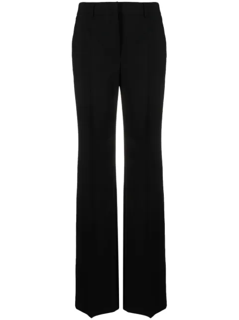 Alberta Ferretti Calça reta de lã virgem