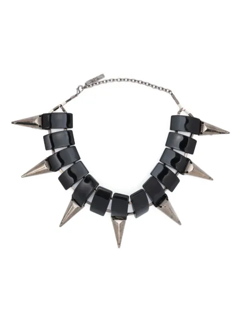 Alberta Ferretti two-tone geometric necklace