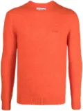 MC2 Saint Barth Heron logo-embroidered jumper - Orange