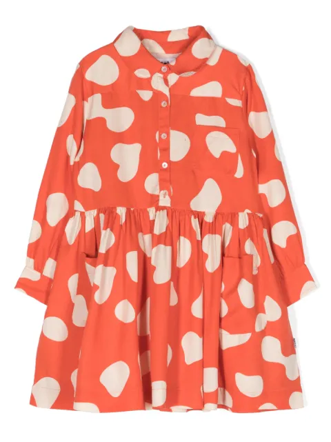 Molo heart-print flared dress
