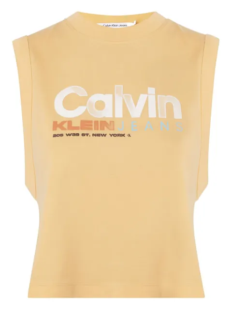 Calvin Klein logo-print tank top