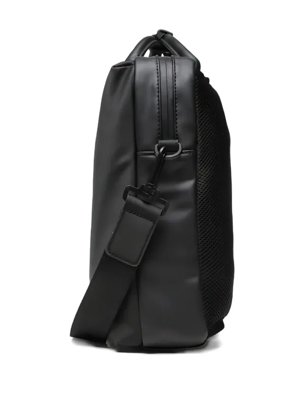 Calvin Klein logo-lettering Laptop Bag Negro FARFETCH CO